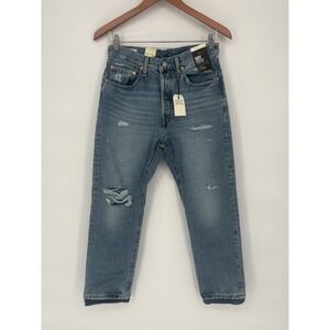 Levi's Premium Women's 501 high-rise, straight-leg, Crop Size 26